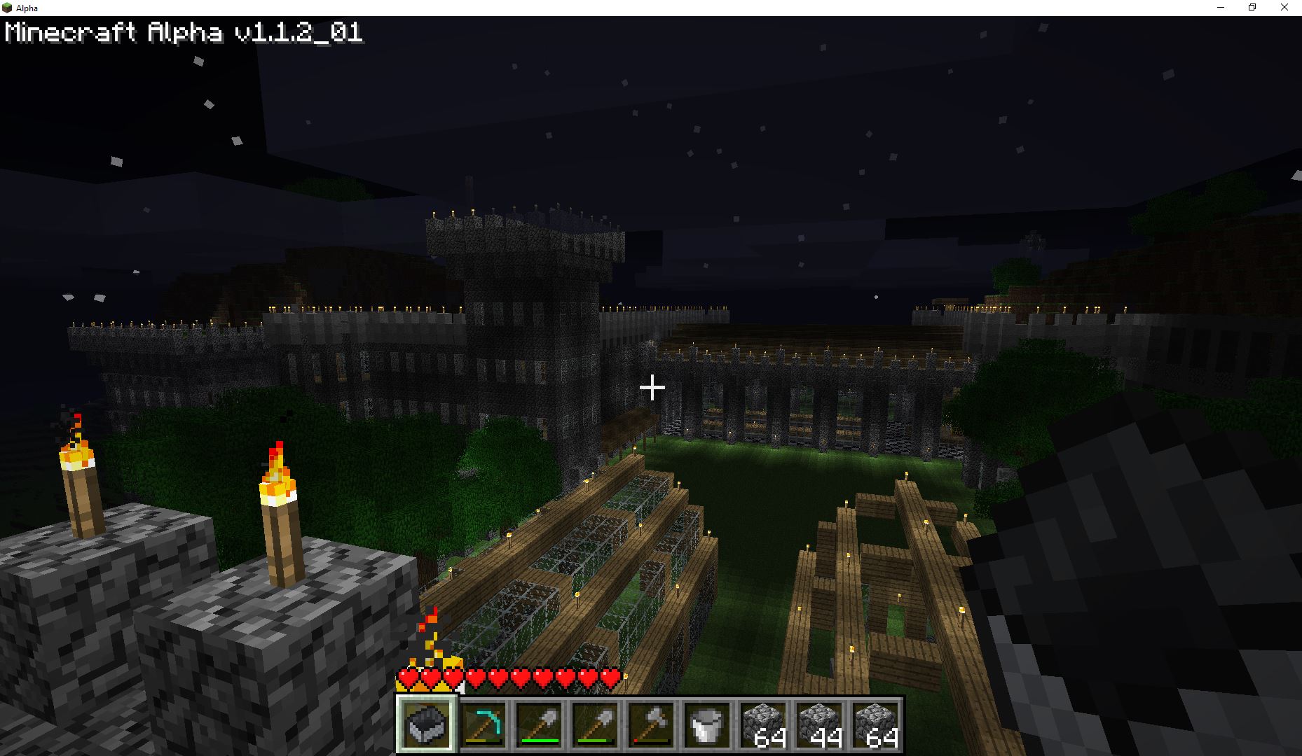 Other side of the castle complex