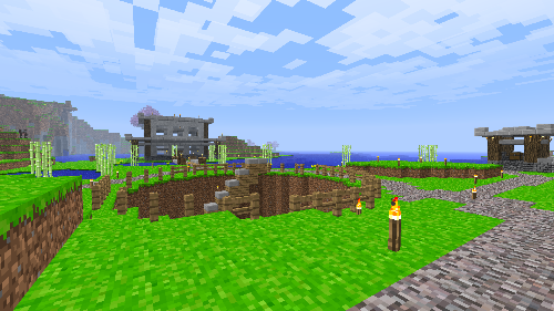 View of second town