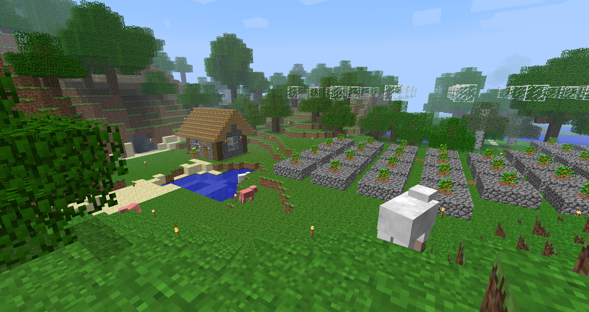 Hut of Humiliation + Tree Farm